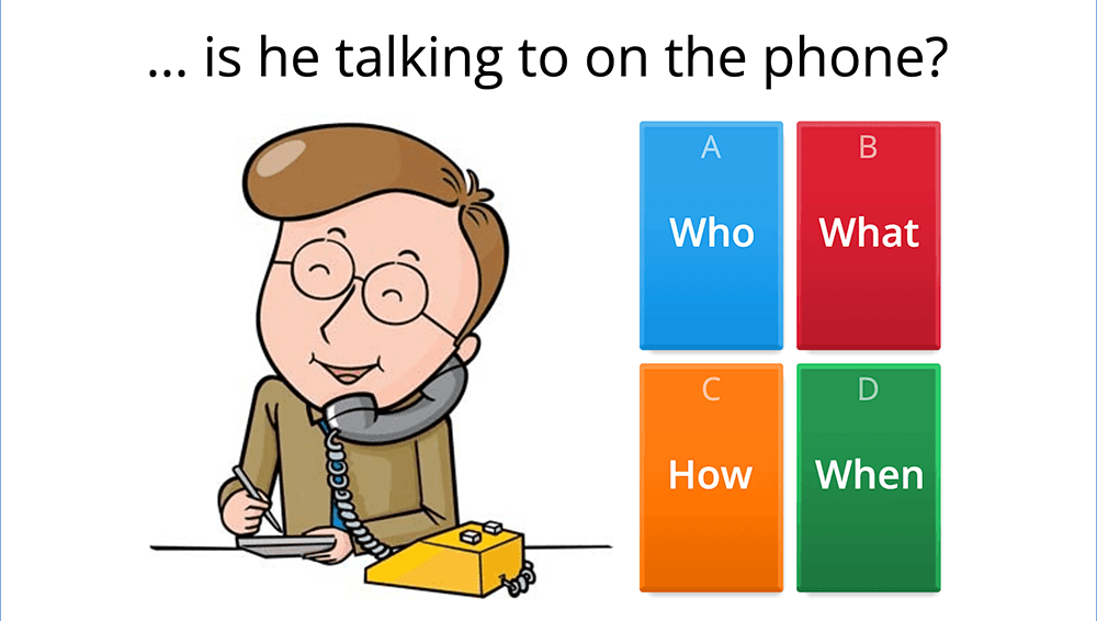 GAME  - Wh questions