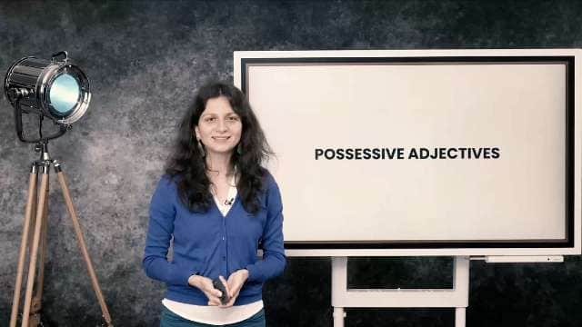 Possessive adjectives