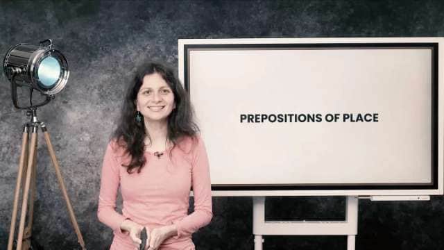 Prepositions of place