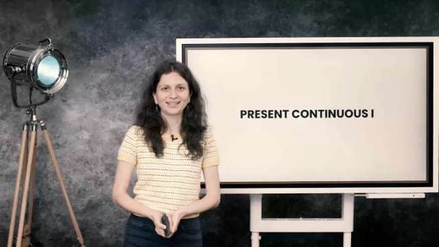 Present continuous