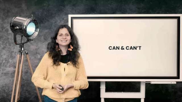 Can and can't