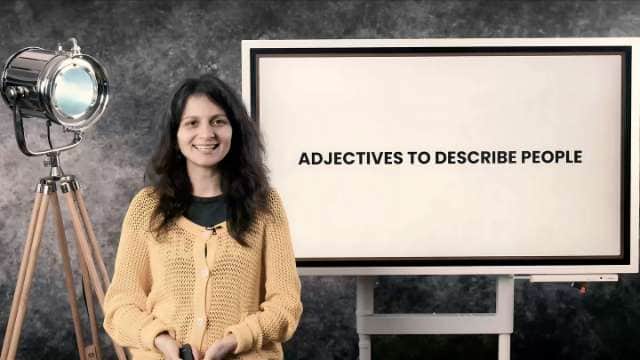 Adjectives to describe people