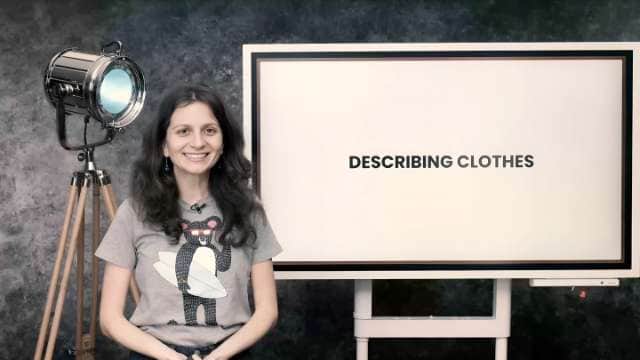 Describing clothes