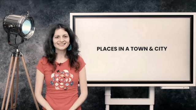 Places in a town and city