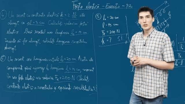 Forța elastică - Exerciții - P2