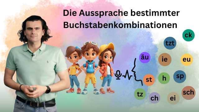 Die Aussprache bestimmter Buchstabenkombinationen - Pronunția anumitor combinații de litere