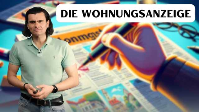 Die Wohnungsanzeige - Anunțul imobiliar