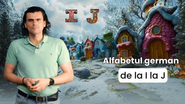 Alfabetul german - de la I la J