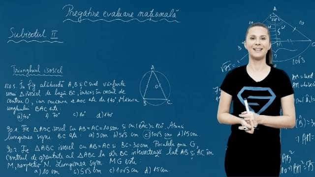 Ex. 3 - Triunghiul Isoscel - EN cl. VIII-a