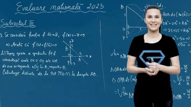 Rezolvări Subiecte Evaluare Națională 2023: Algebră și Geometrie - EN cl. VIII-a