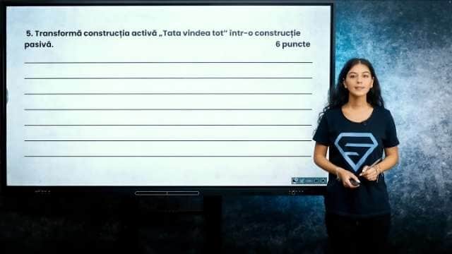 Transformarea construcției active în construcție pasivă - EN cl. VIII-a