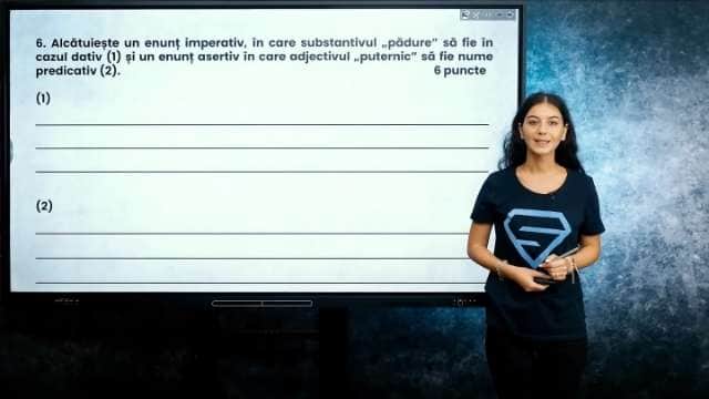 Tipuri de enunțuri. Părți de vorbire / de propoziție. Cazuri - EN cl. VIII-a