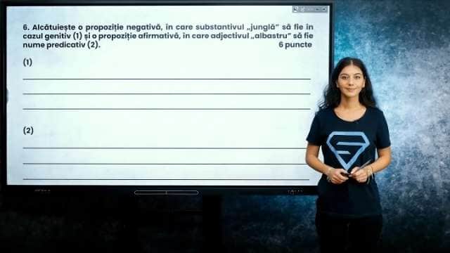 Propoziții afirmative / negative. Părți de vorbire / de propoziție. Cazuri - EN cl. VIII-a