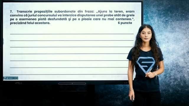 Fraza. Felul propozițiilor subordonate (1) - EN cl. VIII-a