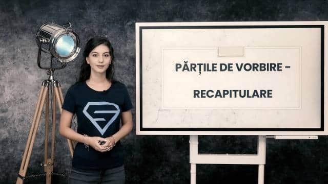 Părțile de vorbire - Recapitulare