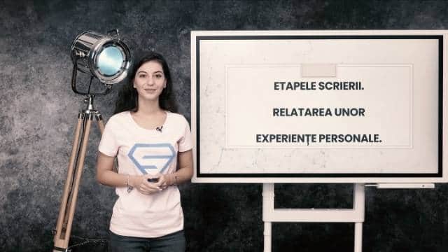 Etapele scrierii. Relatarea unor experiențe personale