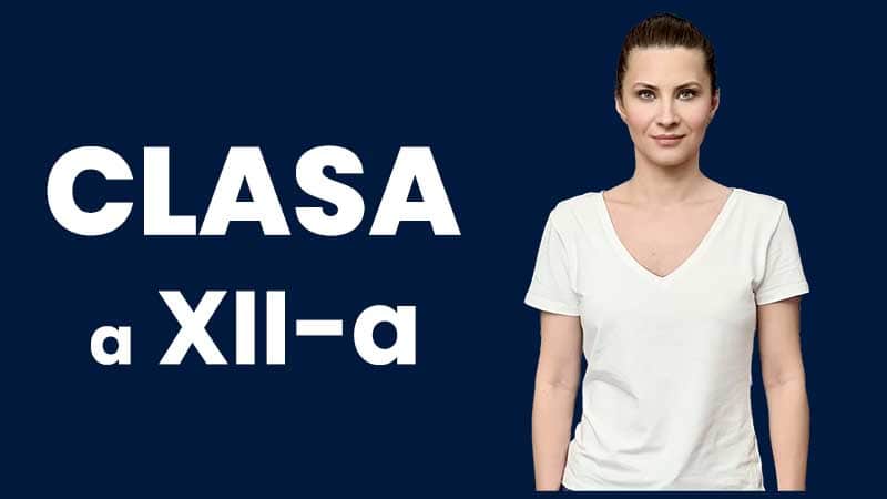 Matematica - Clasa XII-a
