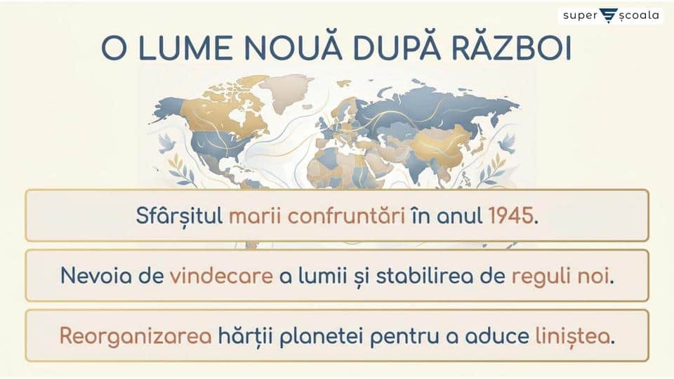 Sfârșitul războiului. Conferința de Pace de la Paris