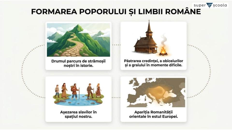 Așezarea slavilor la sudul Dunării. Romanitatea orientală
