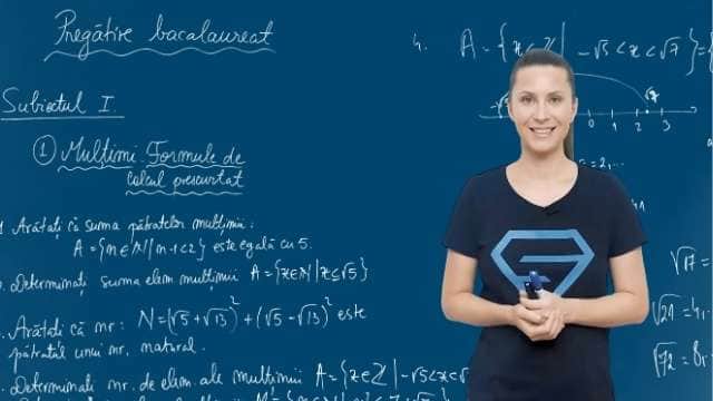 Mulțimi. Formule de calcul prescurtat