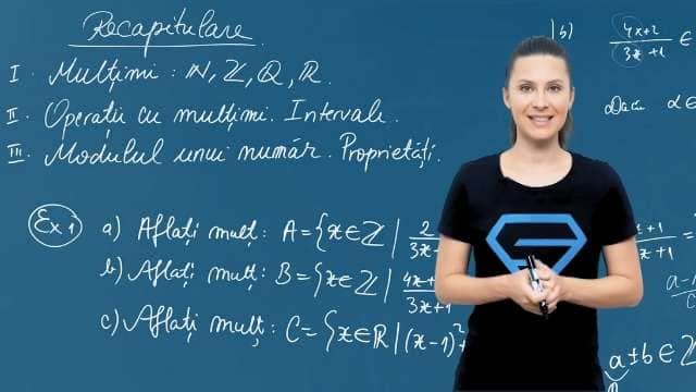 Recapitulare - Mulțimi: N, Z, Q, R
