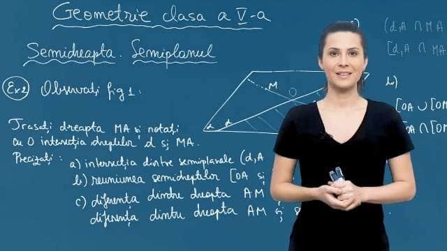 Semidreapta. Semiplanul - p2