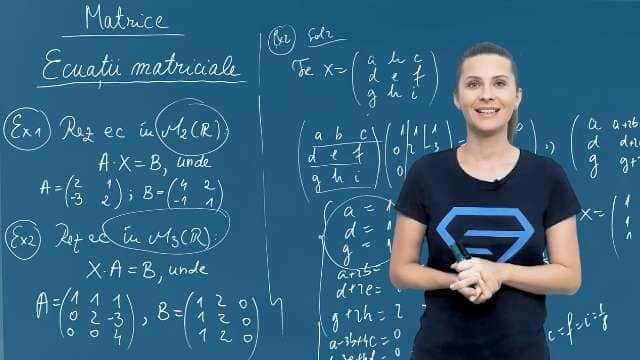 Ecuații matriciale - p2