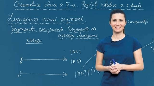 Lungimea unui segment. Segmente congruente. Segmente de aceeasi lungime.