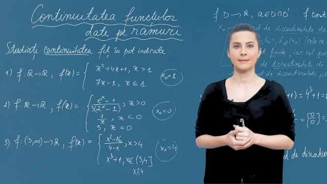 Continuitatea funcțiilor in punctele indicate