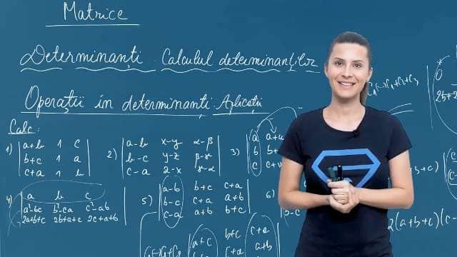 Operații în determinanți - Aplicații
