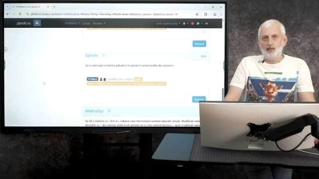 Aplicații - matrici pătrate (4)