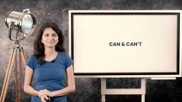 Can and can't