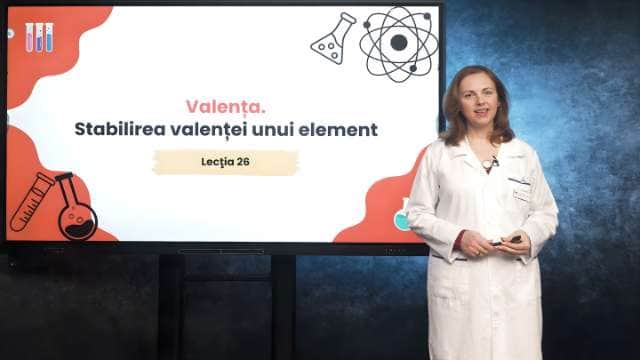 Valența. Stabilirea valenței unui element