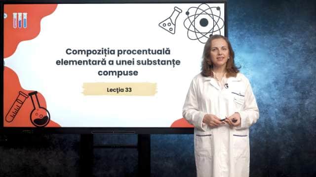 Compoziția procentuală elementală a unei substanțe compuse