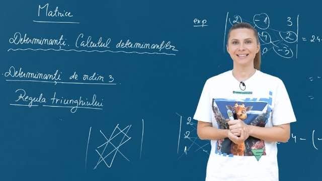 Determinanti de ordin 3 - Regula triunghiului