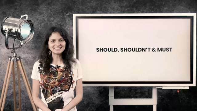 Should, Shouldn't and Must for advice
