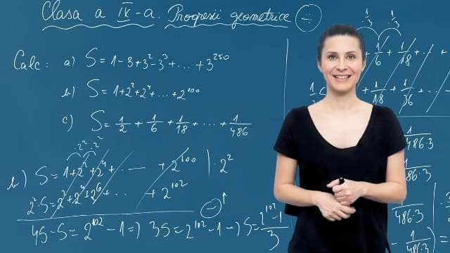 Progresii geometrice