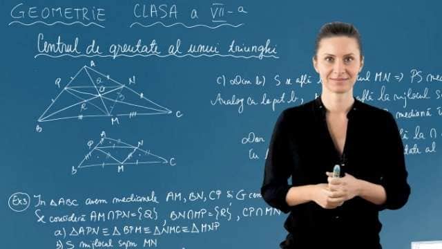 Centrul de greutate al unui triunghi - partea 2
