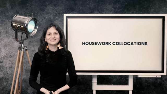 Housework collocations