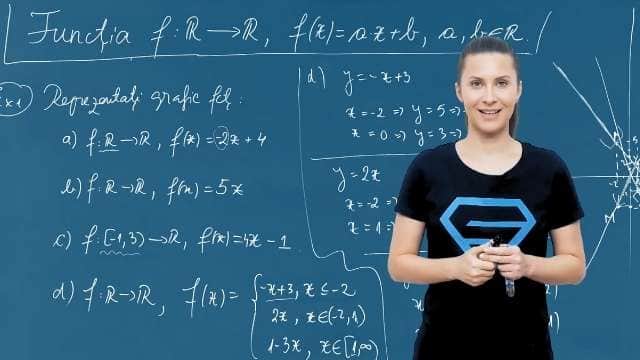 Functia f:R-->R, f(x)=ax+b, a,b ∈ R - P2