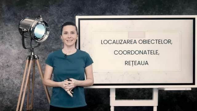 Localizarea obiectelor, coordonatele, rețeaua