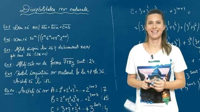 Divizibilitatea numerelor naturale. Exerciții P2