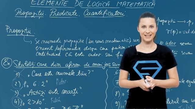 Propozitii. Predicate. Cuantificatori.