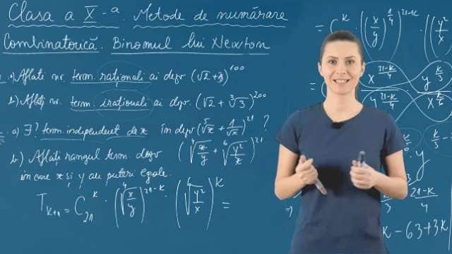 Combinatorică. Binomul lui Newton - Exerciții tip - P6