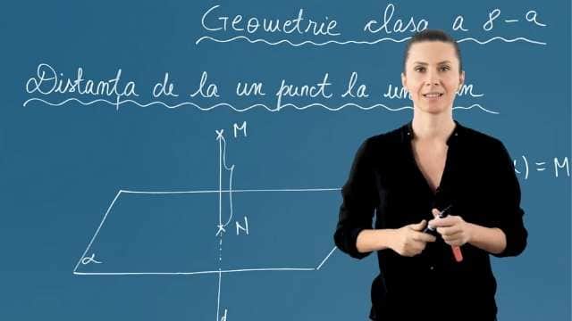Distanta de la un punct la un plan