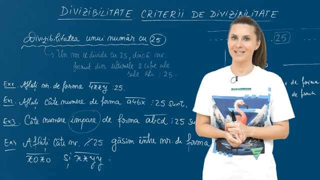 Criterii de divizibilitate cu 25
