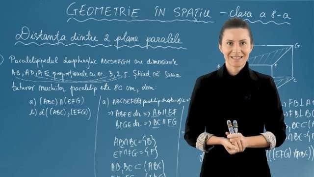 Distanța dintre două plane paralele - Partea 2