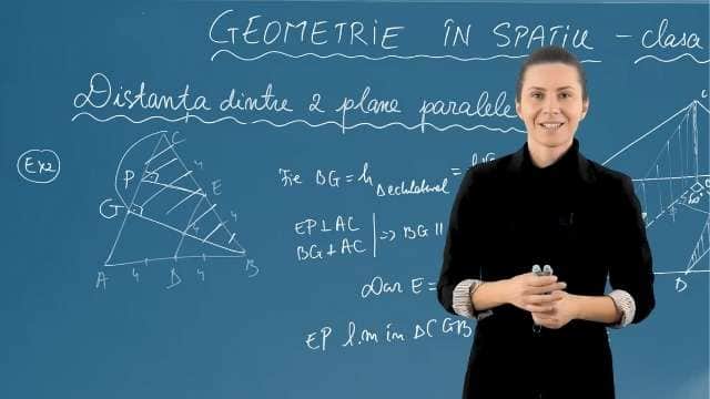 Distanța dintre două plane paralele - Partea 3