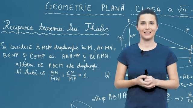 Reciproca teoremei lui Thales - Partea 4