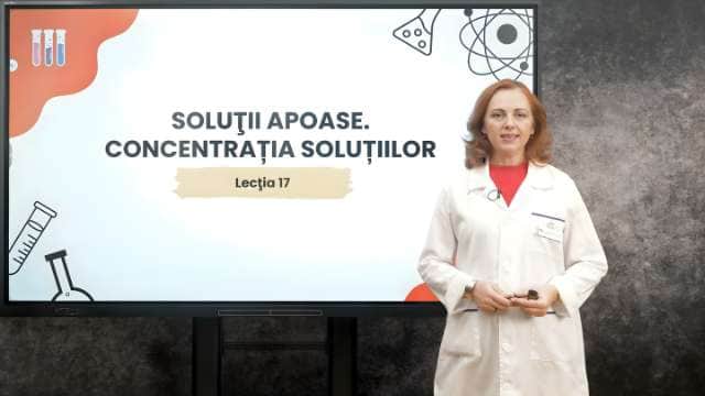 Soluții apoase. Concentrația soluțiilor
